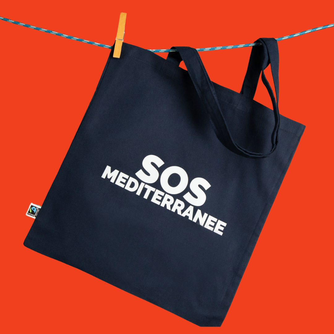 Shopper ufficiale in cotone, SOS MEDITERRANEE