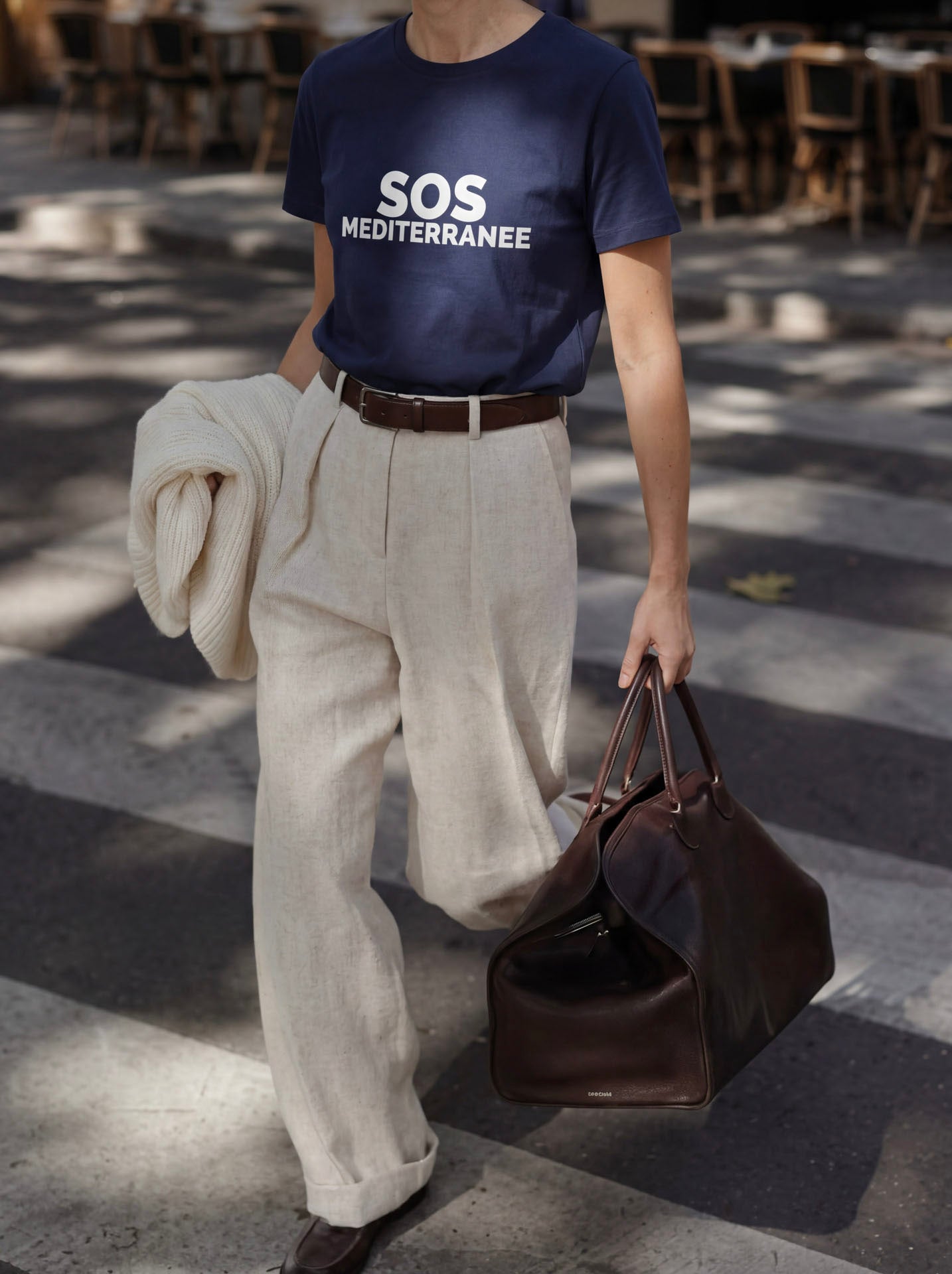 T-shirt ufficiale SOS MEDITERRANEE, dettaglio 2