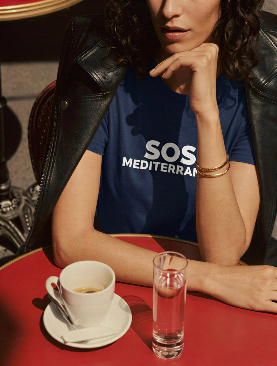 T-shirt ufficiale SOS MEDITERRANEE, dettaglio 3