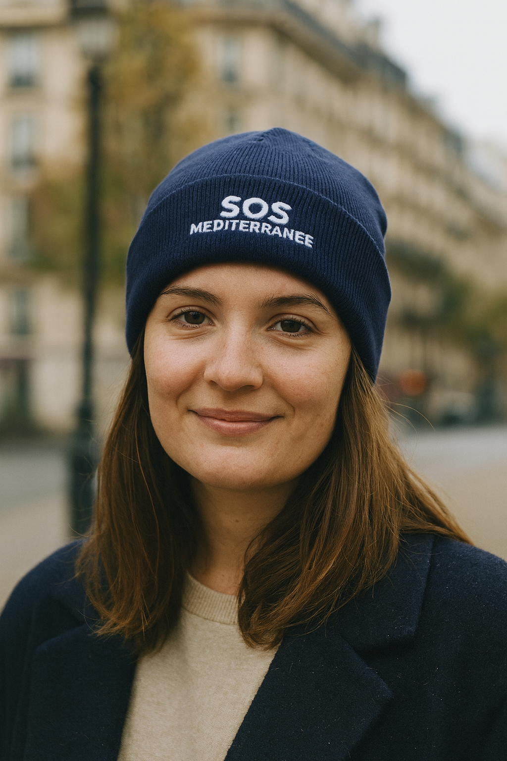 Berretto SOS, dettaglio 2, SOS MEDITERRANEE