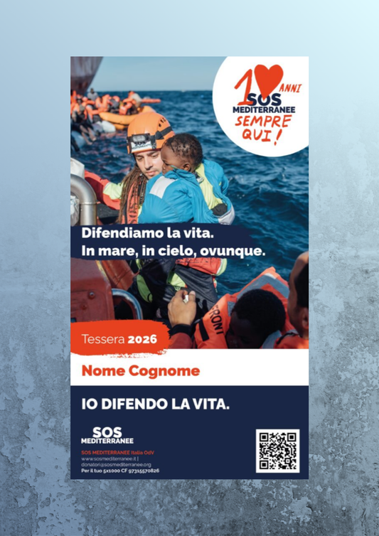 Tessera SOS MEDITERRANEE 2026 - Digitale
