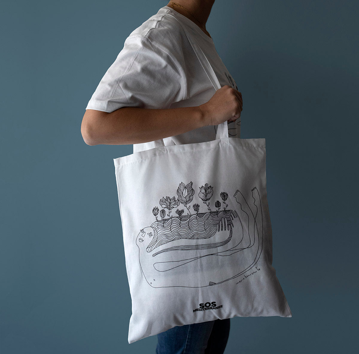 Shopper Nave Madre, dettaglio, SOS MEDITERRANEE