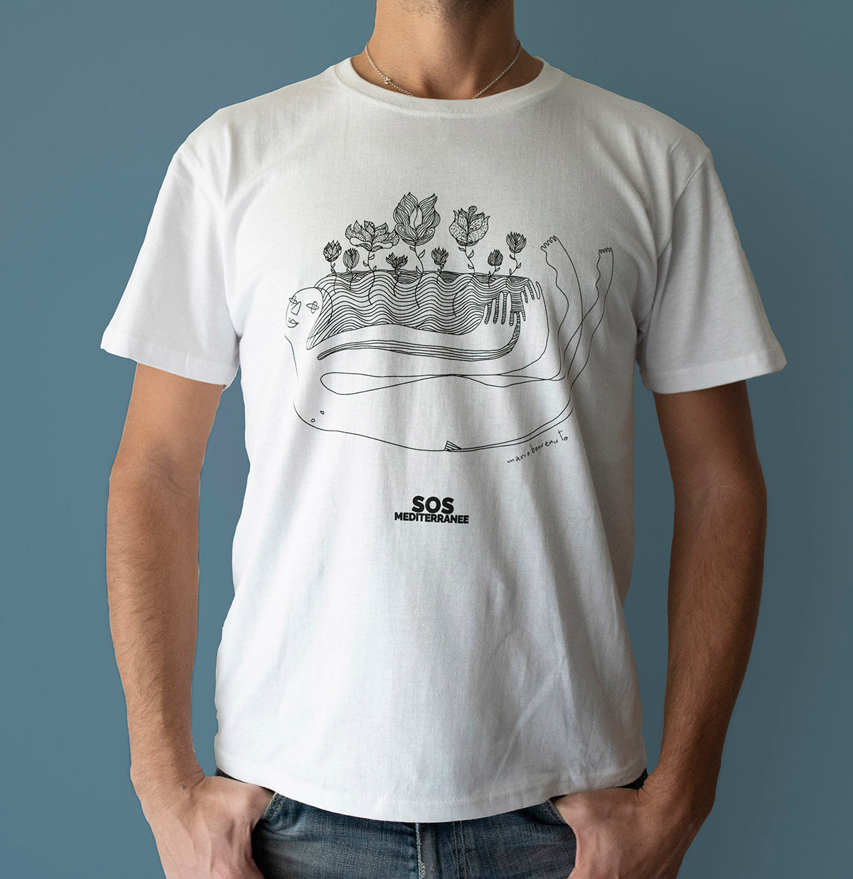 T-shirt Nave Madre, dettaglio 1, SOS MEDITERRANEE